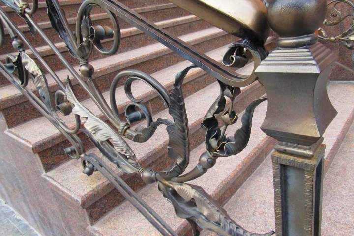 Confection d'escalier Orange